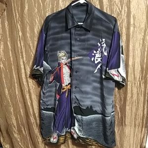 Japanese anime buttondown